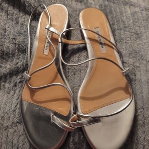 Emme Parsons Silver sandals size 41